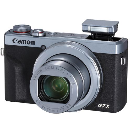 Canon PowerShot G7 X Mark III, Silber, mit Ersatzakku