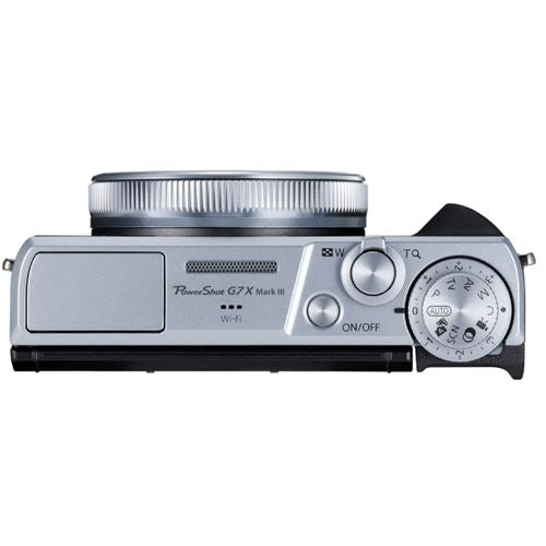 Canon PowerShot G7 X Mark III, Silber, mit Ersatzakku
