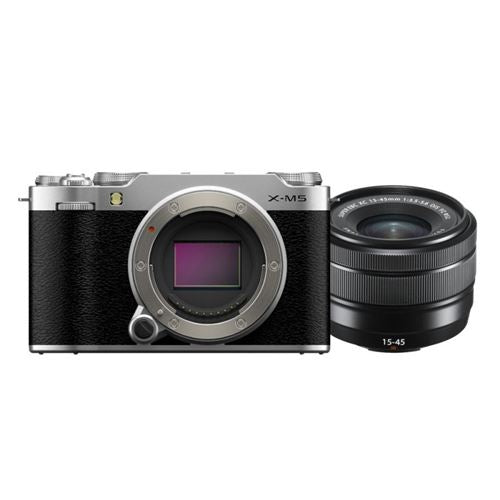 Fujifilm X-M5 Silber + Zoom