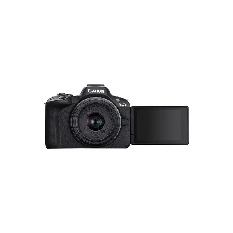 Canon EOS R50 + 18–45 mm (Neger)