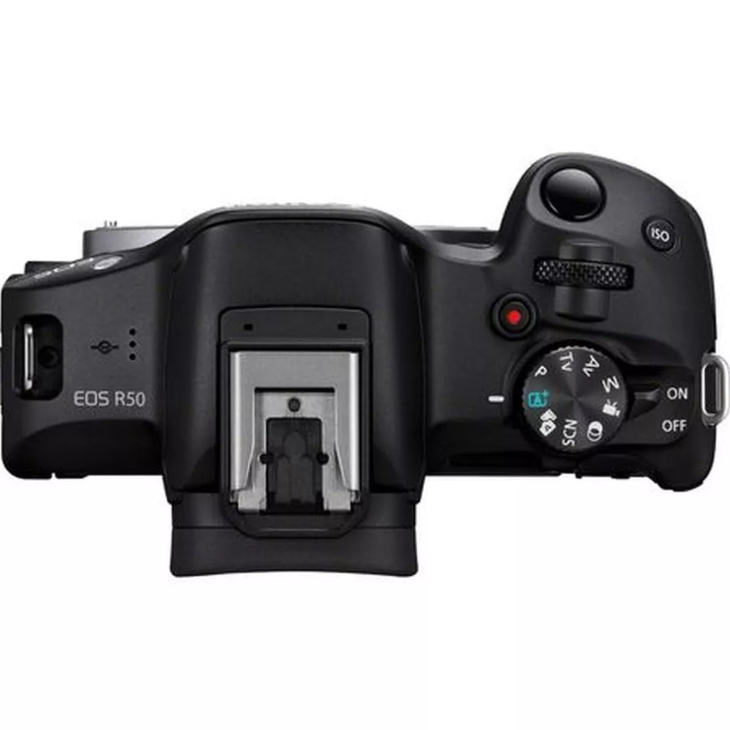 Canon EOS R50 (schwarz) + RF-S 18-150 mm f/3,5-6,3 IS STM