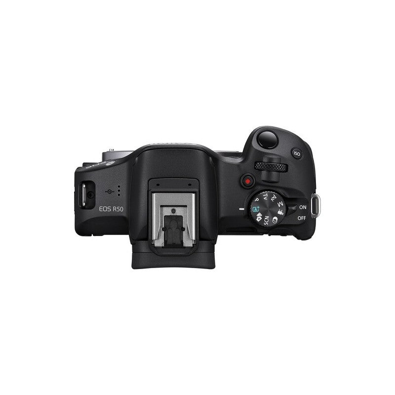 Canon EOS R50 + 18-45 mm 4,5-6,3 IS STM Schwarz