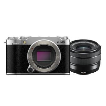 Fujifilm X-M5 Silber Digitalkamera-Kit + Zoom XC 15-45mm